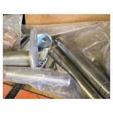 Lot of (1 Box) Assorted Parts - Wheels, Various Pins, Wheel Accessories