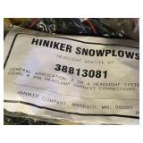 Lot of (2) Hiniker Snow Plow Headlight Adapter Kits with 8-pin Harness 38813081 (in original packaging)