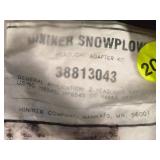 Lot of (5+) Hiniker Assorted Snow Plow Headlight Adapters (in original packaging)