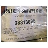 Lot of (5+) Hiniker Assorted Snow Plow Headlight Adapters (in original packaging)