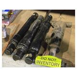 Lot of (4) Hydraulic Cylinders (assorted) (3) 2-1/4" x 18-1/4", (1) 2-1/2"D x 6-1/2" x 16"