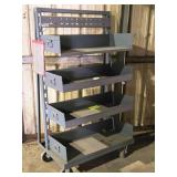 Rolling Metal Storage Rack 18" x 36" x 67-1/2"
