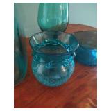Blue Glass Jar & Vases Blue Glass Jar & Vases