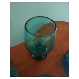 Blue Glass Jar & Vases Blue Glass Jar & Vases