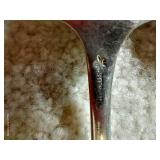 Four Large Sterling Spoons Four Large Sterling Spoons