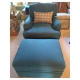 Occasional Chair w/ Heavy Ottoman Occasional Chair w/ Heavy Ottoman