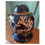 Beautiful UND Pottery Lidded Jar Beautiful UND Pottery Lidded Jar