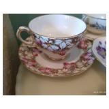 Assorted Tea Cup Lot w/ Two Extra Saucers Assorted Tea Cup Lot w/ Two Extra Saucers