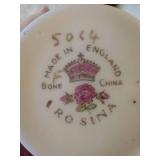 Assorted Tea Cup Lot w/ Two Extra Saucers Assorted Tea Cup Lot w/ Two Extra Saucers