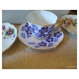 Assorted Tea Cup Lot w/ Two Extra Saucers Assorted Tea Cup Lot w/ Two Extra Saucers