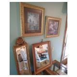 Gold-Framed Pictures & Mirrors Gold-Framed Pictures & Mirrors