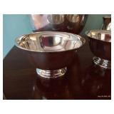 (4) Silver Plate Paul Revere Reproductions (4) Silver Plate Paul Revere Reproductions