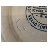 UND Shallow Blue Pottery Bowl UND Shallow Blue Pottery Bowl