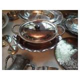 Large Silver Plate Lot Large Silver Plate Lot