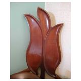 Hand Carved Wood Food Platter, Salad Bowl, Etc Hand Carved Wood Food Platter, Salad Bowl, Etc