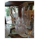 Stunning Cut Crystal & Glass Vases, Bowl, Pitchers Stunning Cut Crystal & Glass Vases, Bowl, Pitchers