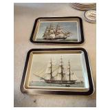 "Coach Series" by Atlas- Plates, Ash Trays, Metal Trays "Coach Series" by Atlas- Plates, Ash Trays, Metal Trays