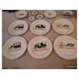 "Coach Series" by Atlas- Plates, Ash Trays, Metal Trays "Coach Series" by Atlas- Plates, Ash Trays, Metal Trays
