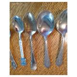 Six Small Sterling Spoons- 76 Grams Six Small Sterling Spoons- 76 Grams