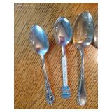 Six Small Sterling Spoons- 76 Grams Six Small Sterling Spoons- 76 Grams