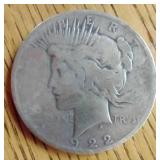 (2) Peace Dollars (2) Peace Dollars