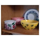 Two Shelves of Dishes Two Shelves of Dishes