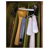 Drawer of Knives & Misc Kitchen Utensils