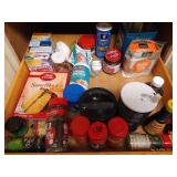 Pantry of Food, Spices, Baking Essentials, Kitchen Storage, Etc. Many New