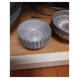 Cupboard of Jello & Cake Molds, Pie Pans, Bundt Pans, Pots & Pans