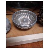 Cupboard of Jello & Cake Molds, Pie Pans, Bundt Pans, Pots & Pans