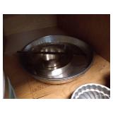 Cupboard of Jello & Cake Molds, Pie Pans, Bundt Pans, Pots & Pans