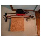 Canes, Umbrellas & Wooden Platform