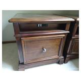 (2) Oak End Tables
