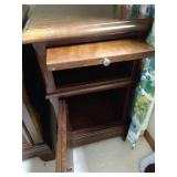 (2) Oak End Tables
