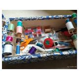 Sewing Box w/ Contents