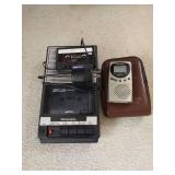 Cassette Tape Recorder & Radio Shack Pocket Radio Cassette Tape Recorder & Radio Shack Pocket Radio