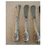 (5) Small Knives of Wallace Sir Christopher Sterling Flatware (5) Small Knives of Wallace Sir Christopher Sterling Flatware
