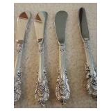 (5) Small Knives of Wallace Sir Christopher Sterling Flatware (5) Small Knives of Wallace Sir Christopher Sterling Flatware