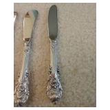 (5) Small Knives of Wallace Sir Christopher Sterling Flatware (5) Small Knives of Wallace Sir Christopher Sterling Flatware