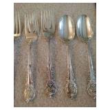 (2) 4-Piece Settings of Wallace Sir Christopher Sterling Flatware (2) 4-Piece Settings of Wallace Sir Christopher Sterling Flatware