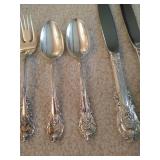 (2) 4-Piece Settings of Wallace Sir Christopher Sterling Flatware (2) 4-Piece Settings of Wallace Sir Christopher Sterling Flatware