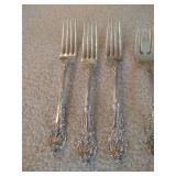 (3) 4-Piece Settings of Wallace Sir Christopher Sterling Flatware (3) 4-Piece Settings of Wallace Sir Christopher Sterling Flatware