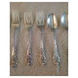(2) 4-Piece Settings of Wallace Sir Christopher Sterling Flatware (2) 4-Piece Settings of Wallace Sir Christopher Sterling Flatware