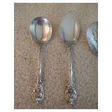 (4) Various Spoons Wallace Sir Christopher Sterling Flatware (4) Various Spoons Wallace Sir Christopher Sterling Flatware