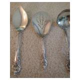 (4) Various Spoons Wallace Sir Christopher Sterling Flatware (4) Various Spoons Wallace Sir Christopher Sterling Flatware