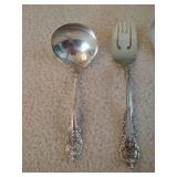 (4) Large Utensils of Wallace Sir Christopher Sterling Flatware (4) Large Utensils of Wallace Sir Christopher Sterling Flatware