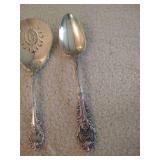 (4) Large Utensils of Wallace Sir Christopher Sterling Flatware (4) Large Utensils of Wallace Sir Christopher Sterling Flatware
