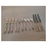 (3) 4-Piece Settings of Wallace Sir Christopher Sterling Flatware (3) 4-Piece Settings of Wallace Sir Christopher Sterling Flatware