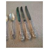 (3) 4-Piece Settings of Wallace Sir Christopher Sterling Flatware (3) 4-Piece Settings of Wallace Sir Christopher Sterling Flatware