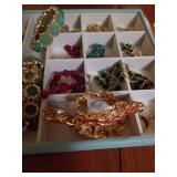 Tray of Costume Jewelry Tray of Costume Jewelry